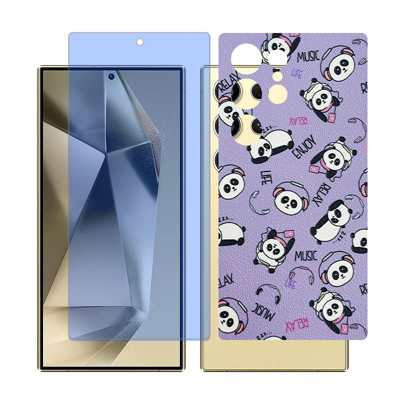 محافظ صفحه نمایش مات آنتی بلو گلس مدل Together مناسب برای گوشی موبایل سامسونگ Galaxy S24 Ultra به همراه برچسب پوششی