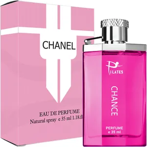 ادوپرفیوم زنانه پیلاتس مدل چنس شنل با رایحه خنک حجم 35 میلی‌لیتر