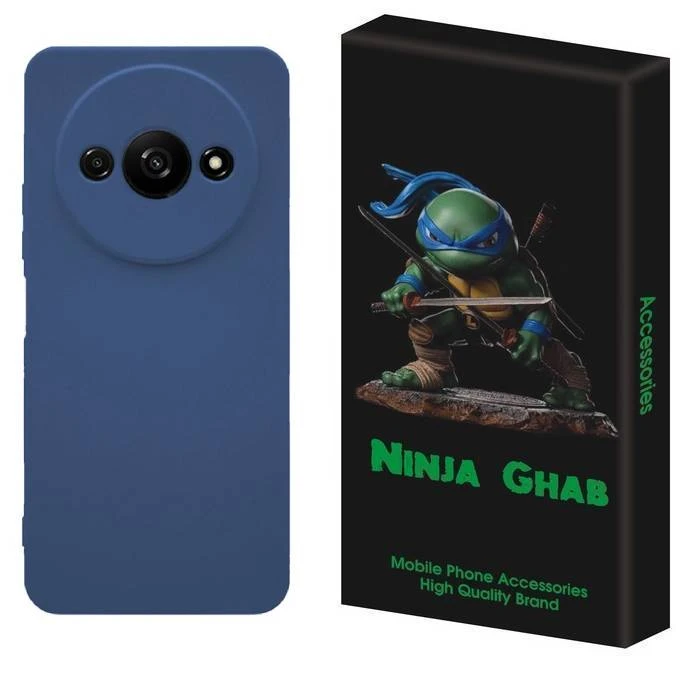 کاور نینجا قاب مدل سیلیکونی پاک کنی مناسب برای گوشی موبایل شیائومی Redmi A3 / A3x