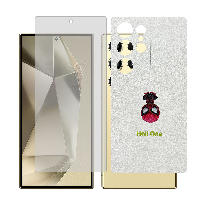محافظ صفحه نمایش مات گلس مدل Together مناسب برای گوشی موبایل سامسونگ Galaxy S22 Ultra به همراه برچسب پوششی