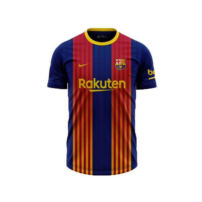 تی شرت ورزشی مردانه مدل بارسلونا کد 2Home2021