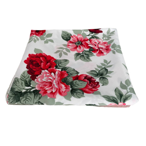 سفره هشت نفره مدل گل گل کد LRG2FLOWERS.REDI150200