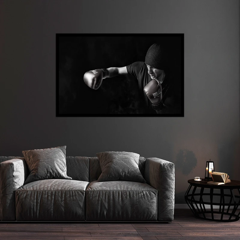 تابلو بکلیت طرح ورزشی بوکس مدل B-bu1120