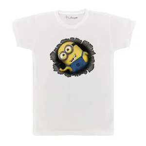 تی شرت آستین کوتاه بچگانه پرمانه طرح من نفرت انگیز مینیون ها کد pmt.7070