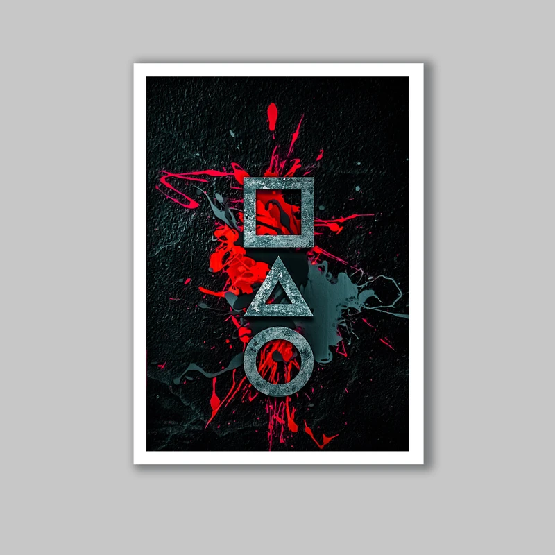 تابلو مدل سریال بازی مرکب Squid Game کد LA-G10810