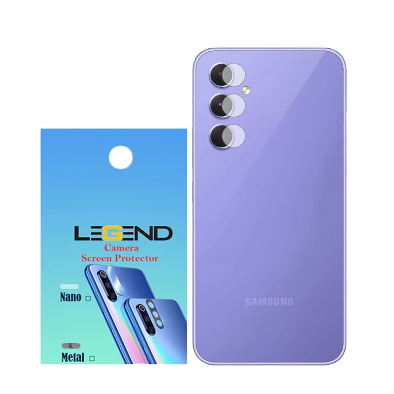 محافظ لنز دوربین لجند مدل نانوگلس مناسب برای گوشی موبایل سامسونگ Galaxy A54