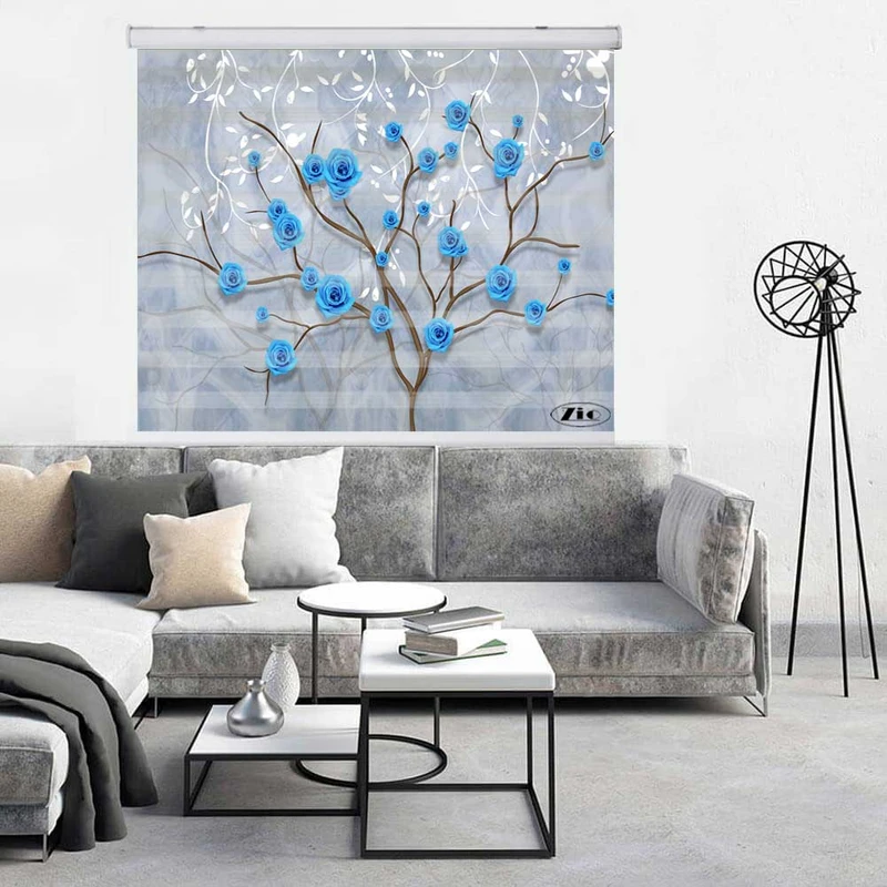 پرده زبرا زیو کد 3D1364 سایز 150x200 سانتی متر