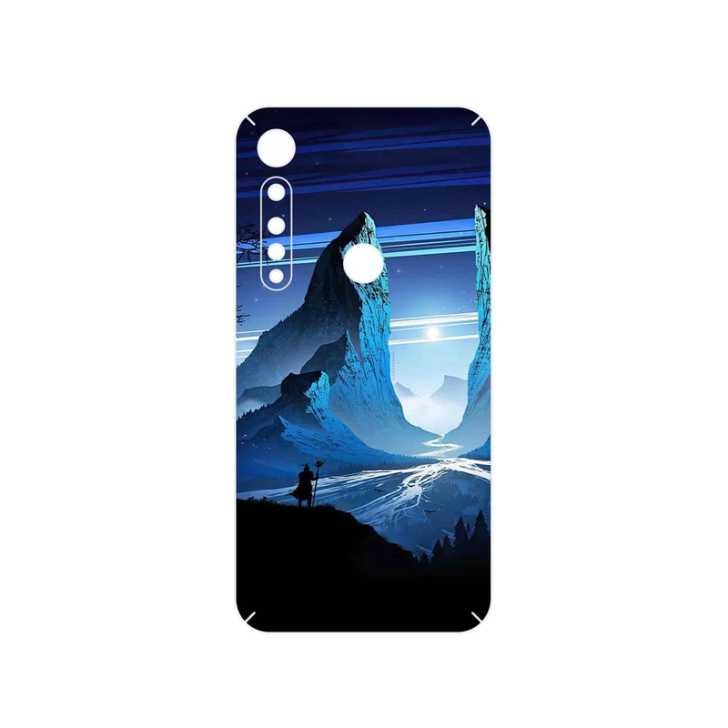 برچسب پوششی ماهوت مدل Blue Mountains Digital Art مناسب برای گوشی موبایل موتورولا One Vision Plus
