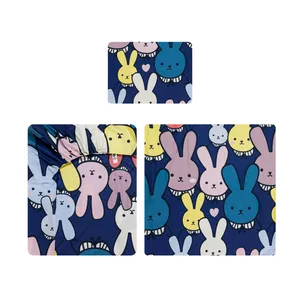 سرویس روتختی 1 نفر 3 تکه آدنو مدل خرگوش کوچولو کد FI71