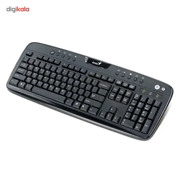 کیبورد مالتی‌مدیای جنیوس مدل KB-220e با رابط PS/2