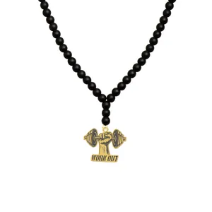 گردنبند هایکا مدل بدنسازی دمبل کد j.h 1