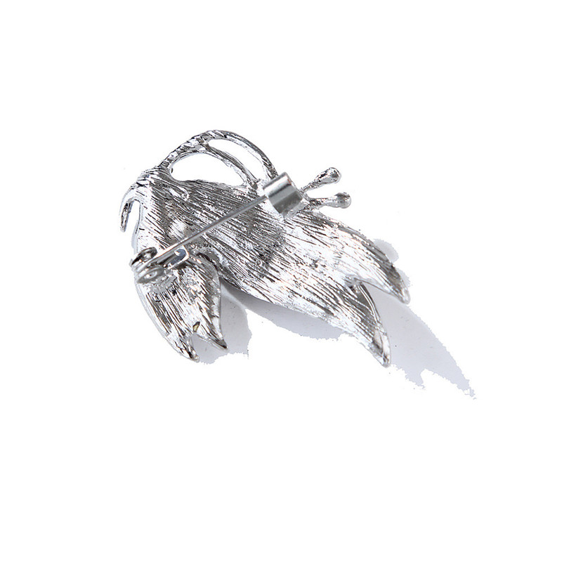 گل سینه زنانه مدل شاپرک کد 00907