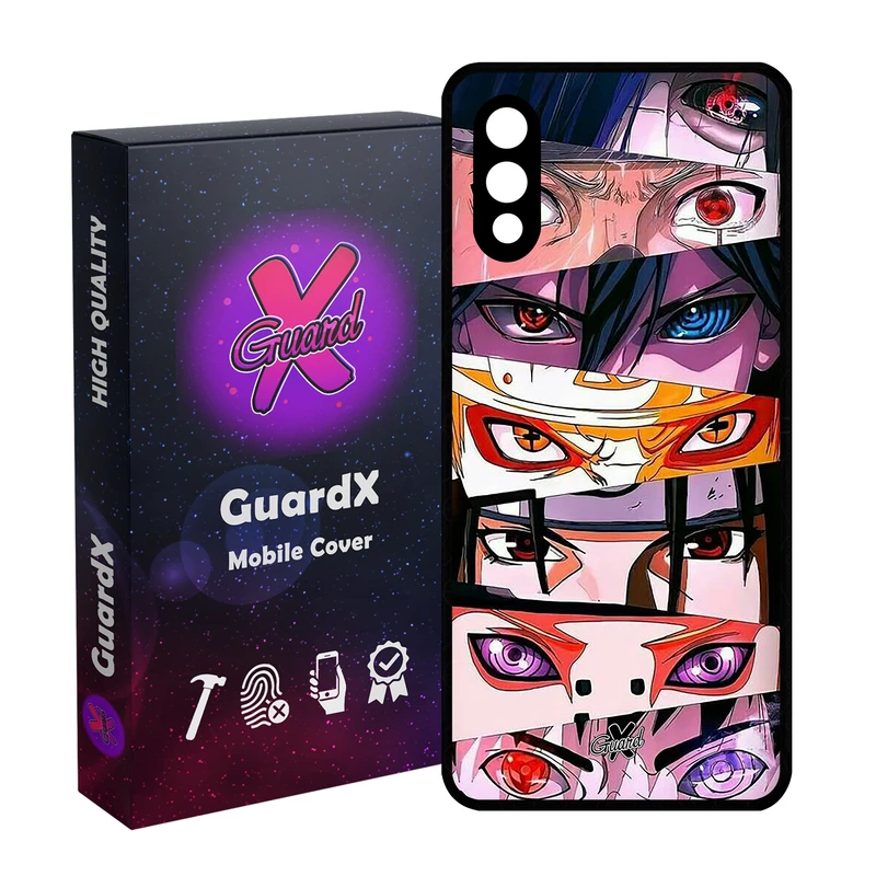 کاور گارد ایکس طرح ناروتو انیمه مدل Glass10547 مناسب برای گوشی موبایل سامسونگ Galaxy A02 / M02