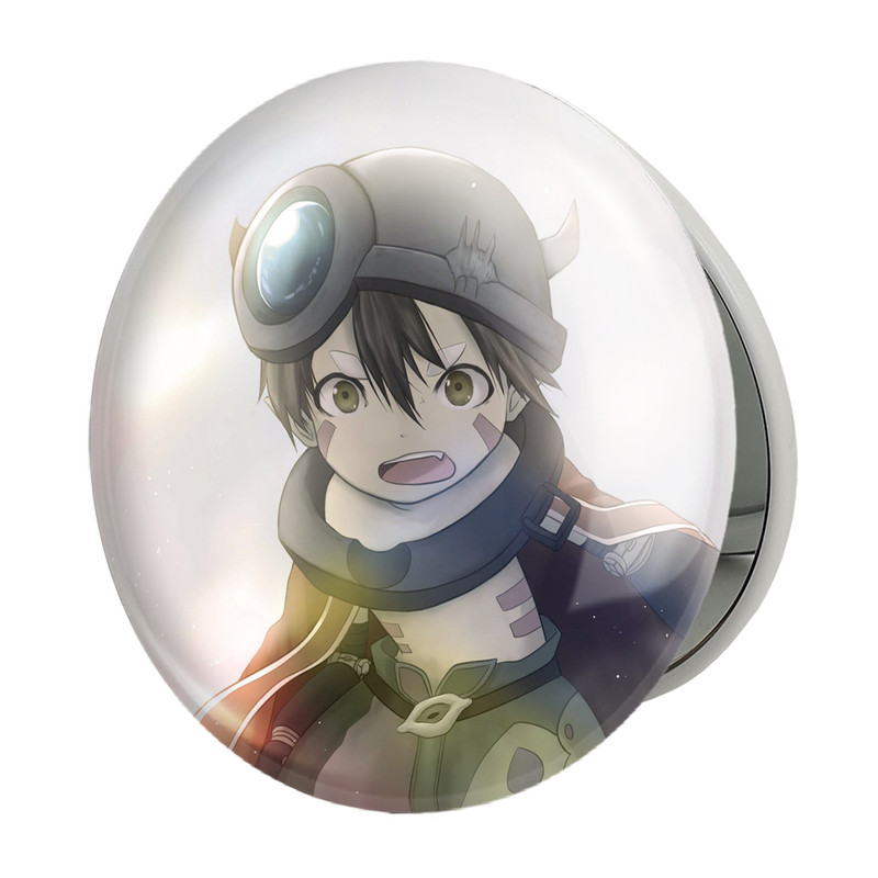 آینه جیبی خندالو طرح ریگ انیمه ساخته شده در پرتگاه Made in Abyss مدل تاشو کد 22125 