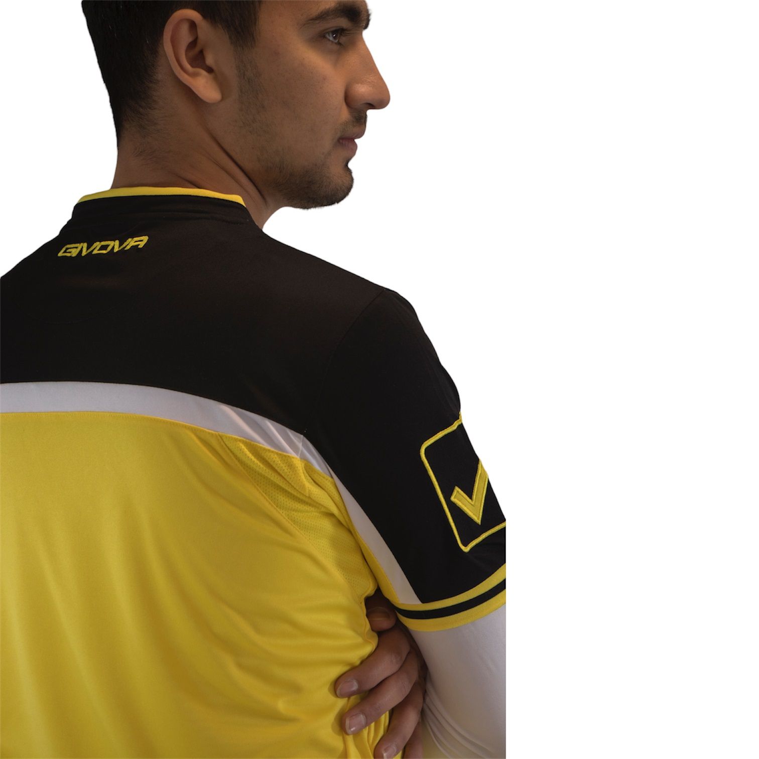 ست تی شرت و شلوارک ورزشی مردانه جیووا مدل KITC47 Soccer Kit رنگ زرد -  - 7