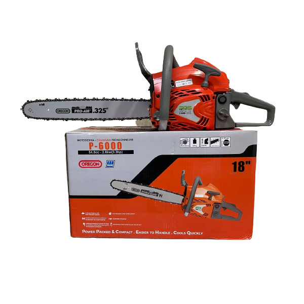 اره زنجیری بنزینی پی آر سی مدل P-6000 اره زنجیری بنزینی پی آر سی مدل P-6000