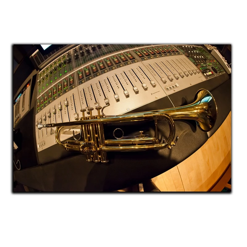 تابلو شاسی بکلیت طرح ساز بادی ترومپت مدل SH-5844