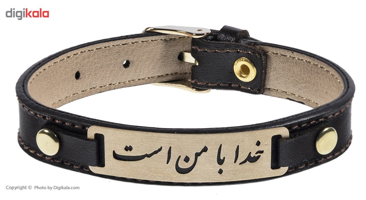 دستبند طلا 18 عیار مردانه مایا ماهک مدل MB0347 -  - 2