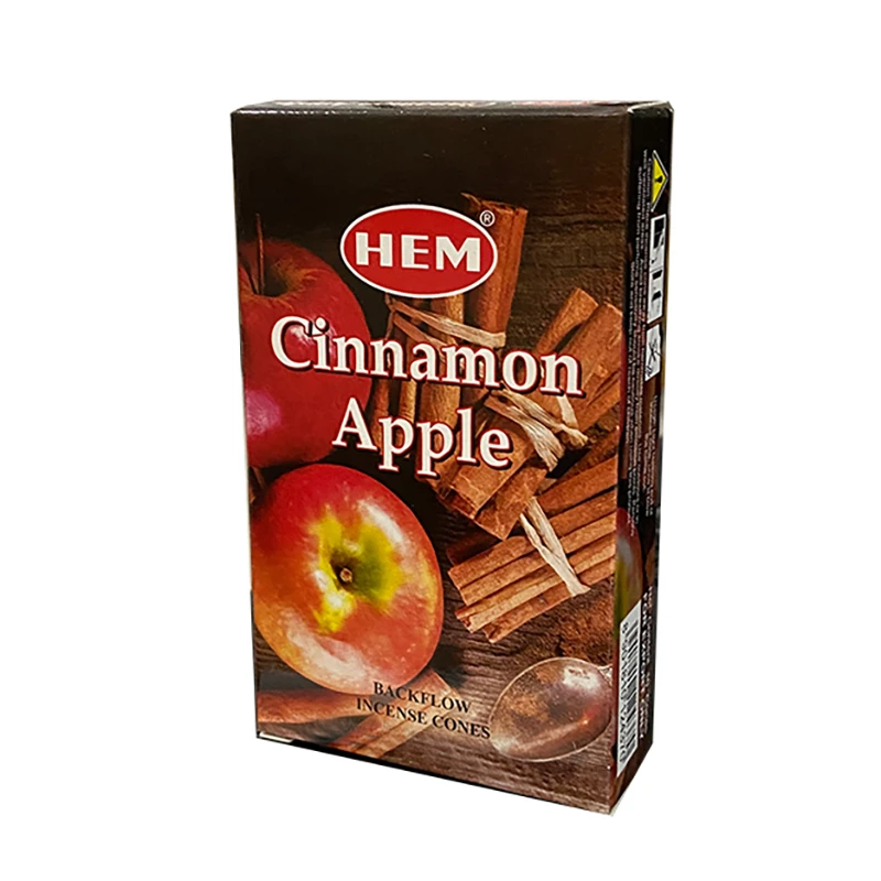 عود هم مدل آبشاری رایحه سیب دارچین بسته 10 عددی