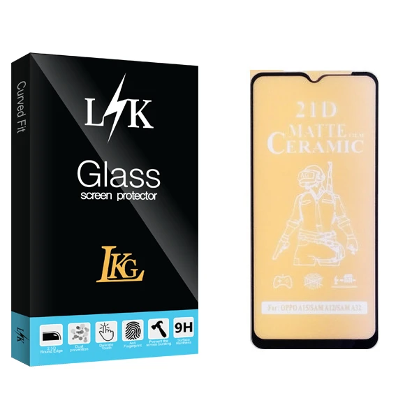 محافظ صفحه نمایش سرامیکی ال کا جی مدل LK Glass مناسب برای گوشی موبایل سامسونگ Galaxy A12