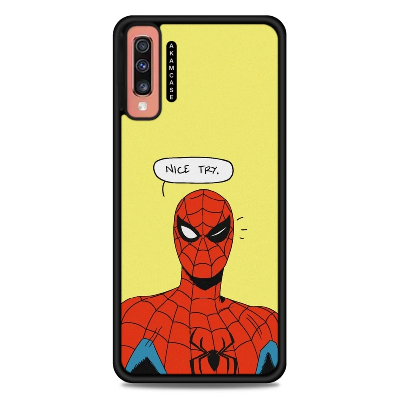 کاور آکام مدل AMC-WSGA70-SPIDER MAN10 مناسب برای گوشی موبایل سامسونگ Galaxy A70