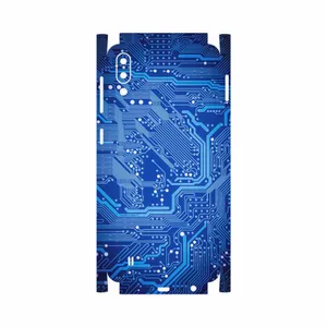 MAHOOT Blue Printed Circuit Board-FullSkin Cover Sticker for Samsung Galaxy M10