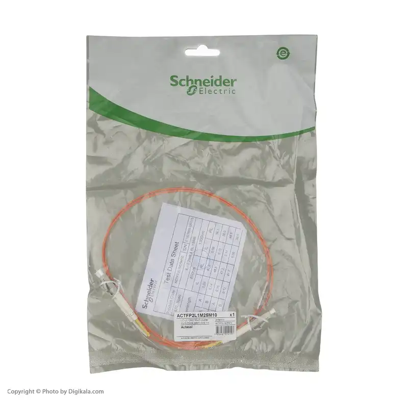 پچ کورد فیبر نوری اشنایدر مدل LC/LC OM2