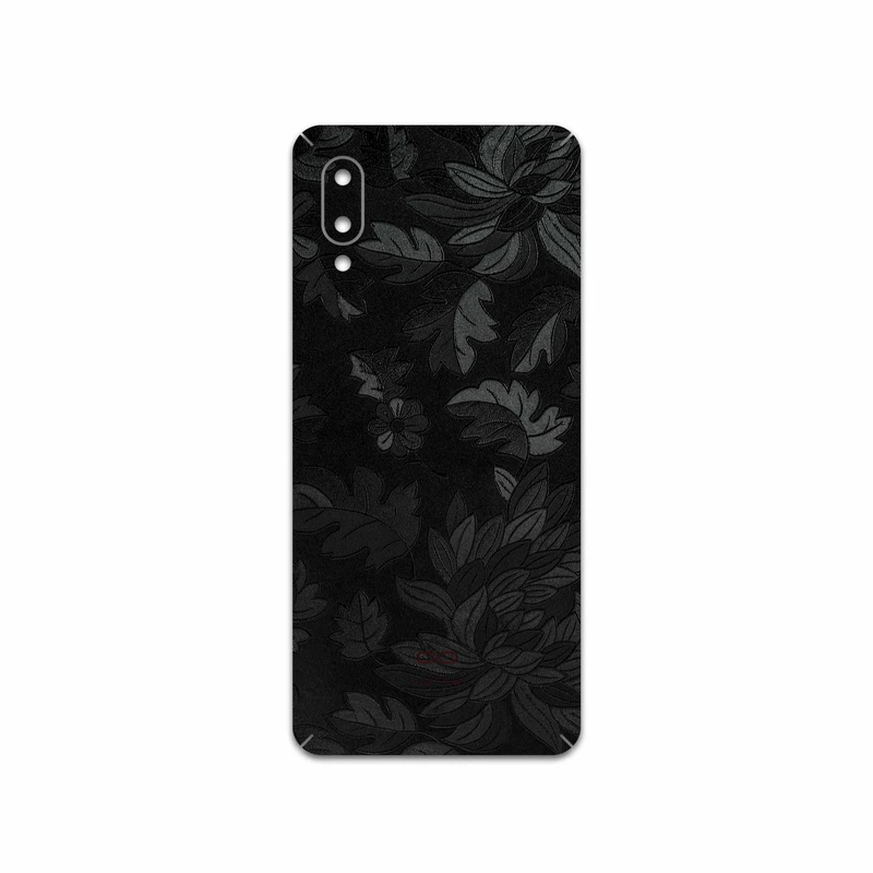 برچسب پوششی ماهوت مدل Black-Wildflower مناسب برای گوشی موبایل سامسونگ Galaxy A02
