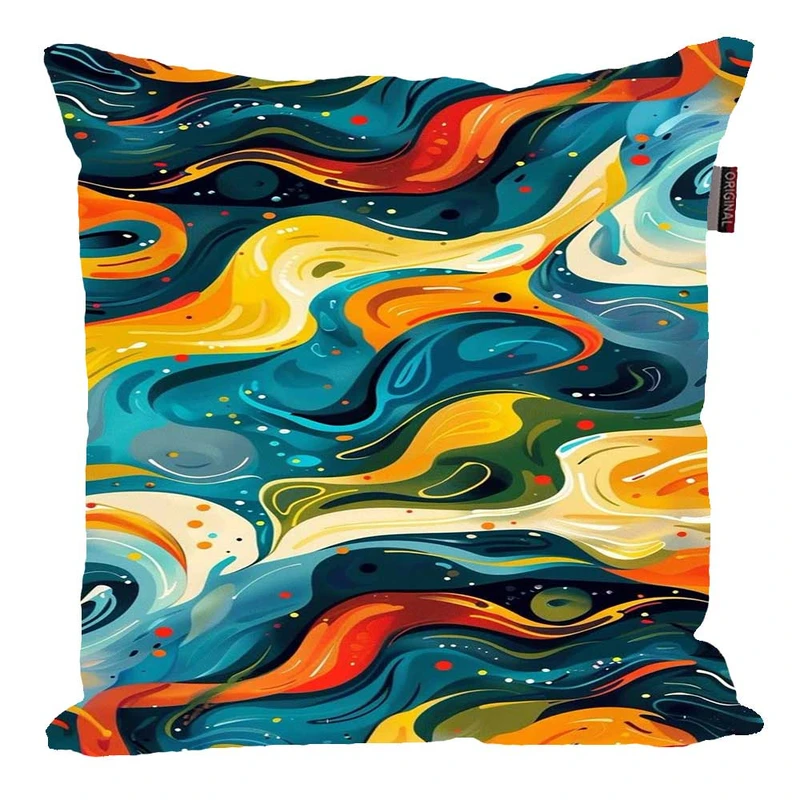 کوسن پاد آفرین مدل فانتزی طرح رنگی کد 0.1945