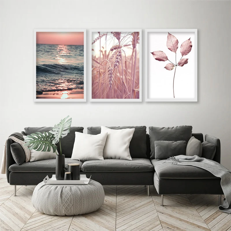 تابلو صبا طرح مدل دکوراتیو کد A114dw مجموعه 3 عددی