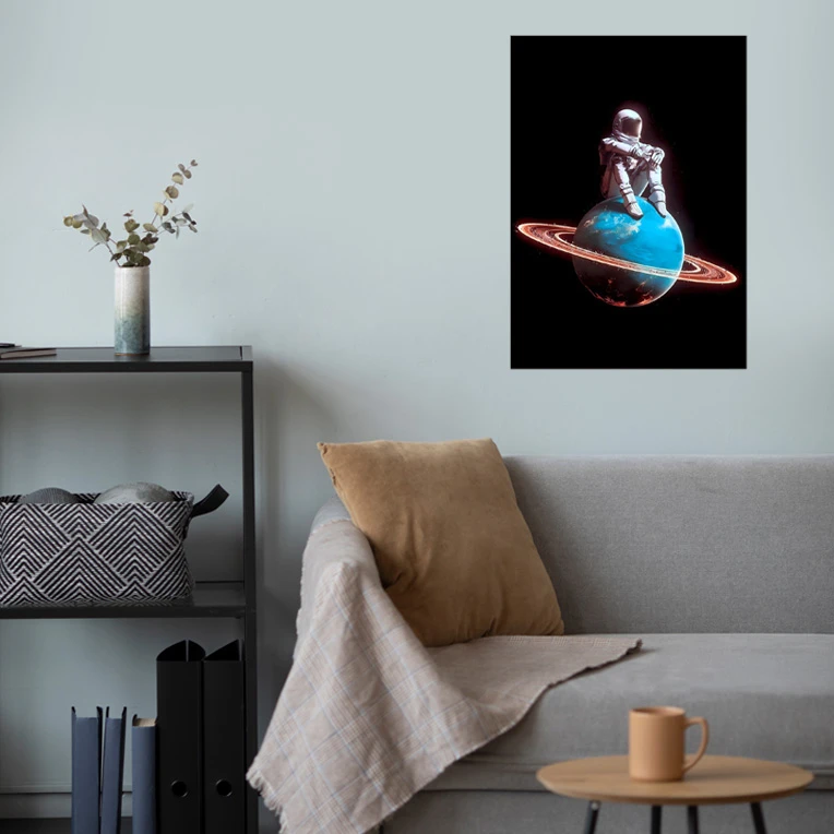 پوستر گوفی مدل فضانورد کهکشان طرح Space Man کد JV24