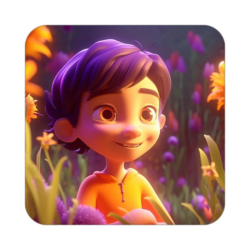 زیر لیوانی کاکتی طرح گل مدل mp19409