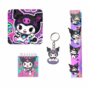 بسته لوازم تحریر مدل کرومی کد new3 مجموعه 4 عددی