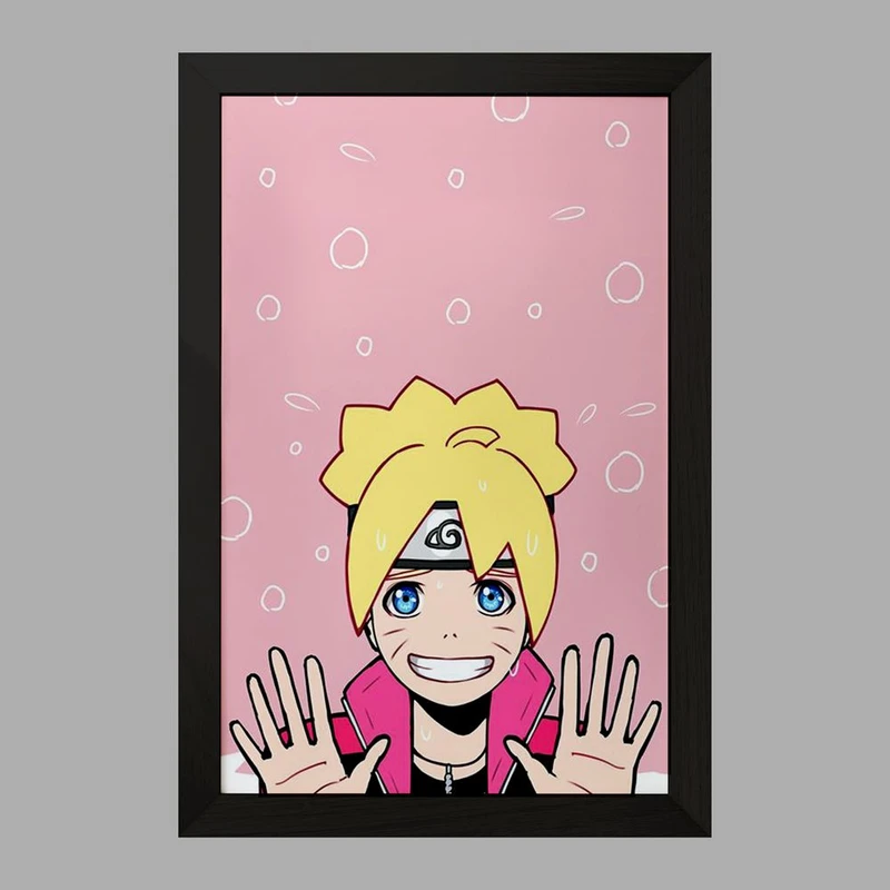 تابلو خندالو مدل بوروتو اوزوماکی انیمه بوروتو Boruto  کد 15725