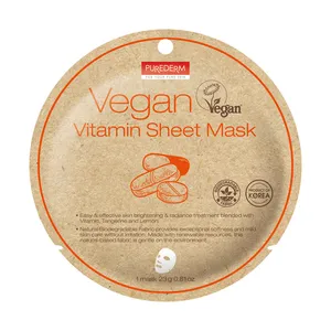 ماسک صورت پیوردرم سری Vegan مدل Vitamin وزن 23 گرم