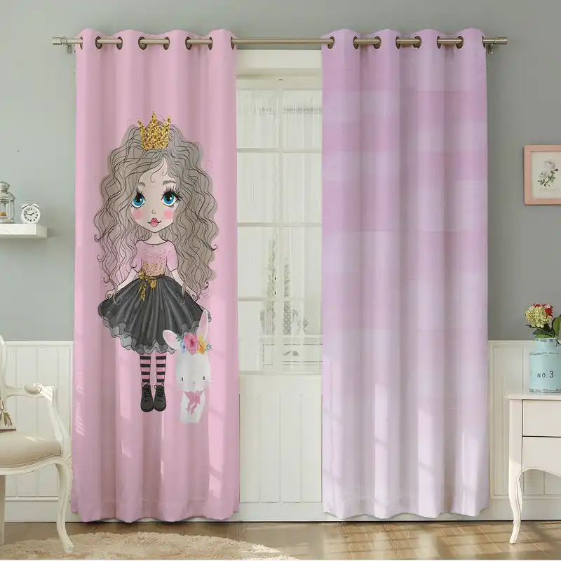 پرده نیروانا طرح کودک  مدل هازان کد 8597 سایز 140×280 سانتی متر