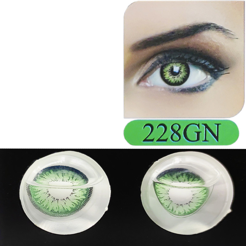 لنز چشم کریستریو مدل GN228 رنگ سبز زمردی