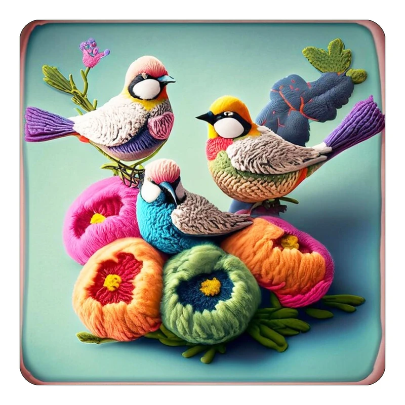 مگنت کاکتی طرح حیوانات رنگی مدل mp27098