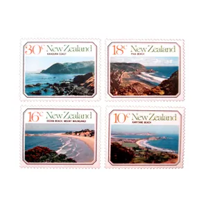 تمبر یادگاری مدل سواحل نیوزلند کد DS2094 مجموعه 4 عددی