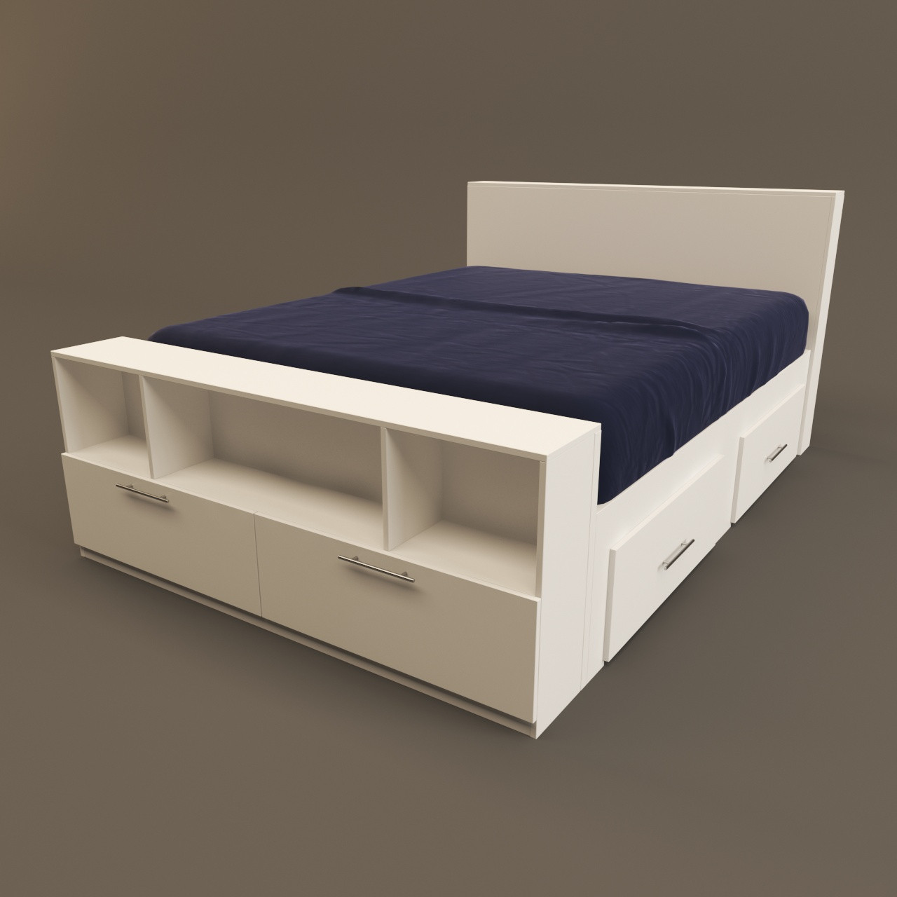 تخت خواب دو نفره اعیان مدل FH296 سایز 200x160 سانتی متر تخت خواب دو نفره اعیان مدل FH296 سایز 200x160 سانتی متر