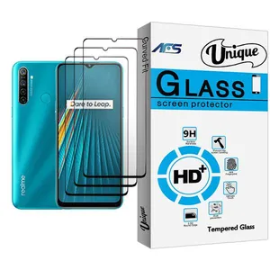 AFS Unique Glass MIX003 Screen Protector For Realme 5i Pack Of 3