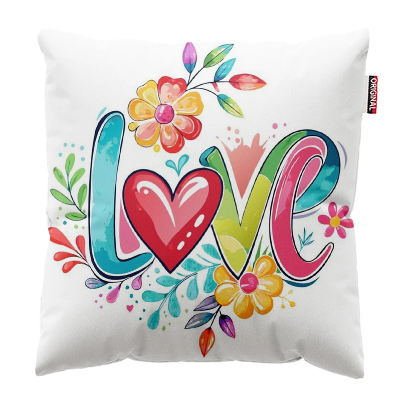 کوسن پاد آفرین مدل لاو کد 749 سایز 30*30 سانتی متر