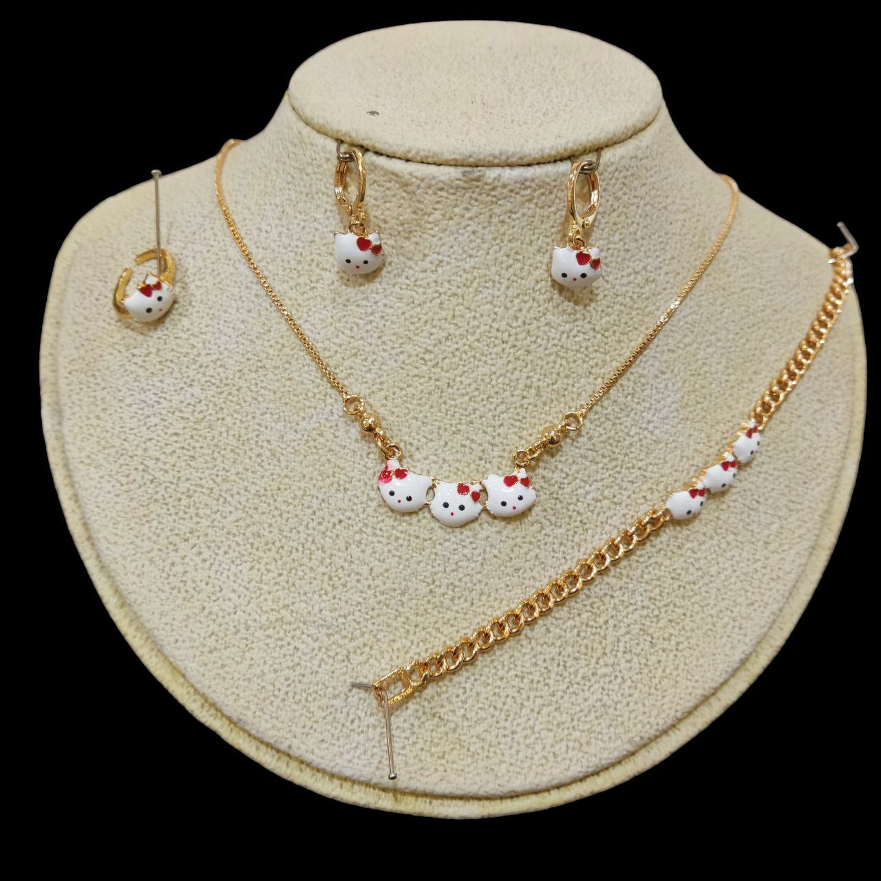 ست دخترانه مدل گربه کیتی کد 02 ست دخترانه مدل گربه کیتی کد 02