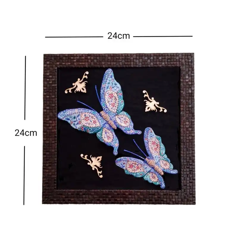 تابلو میناکاری مدل پروانه کد F45