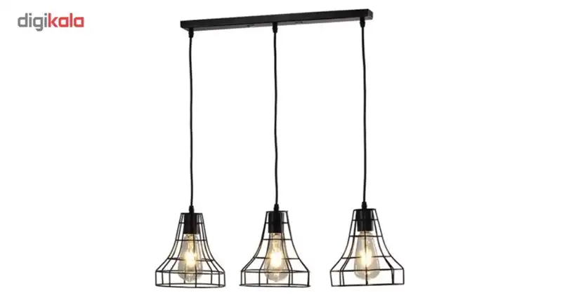 چراغ آویز 3 شعله آرتا کد 175