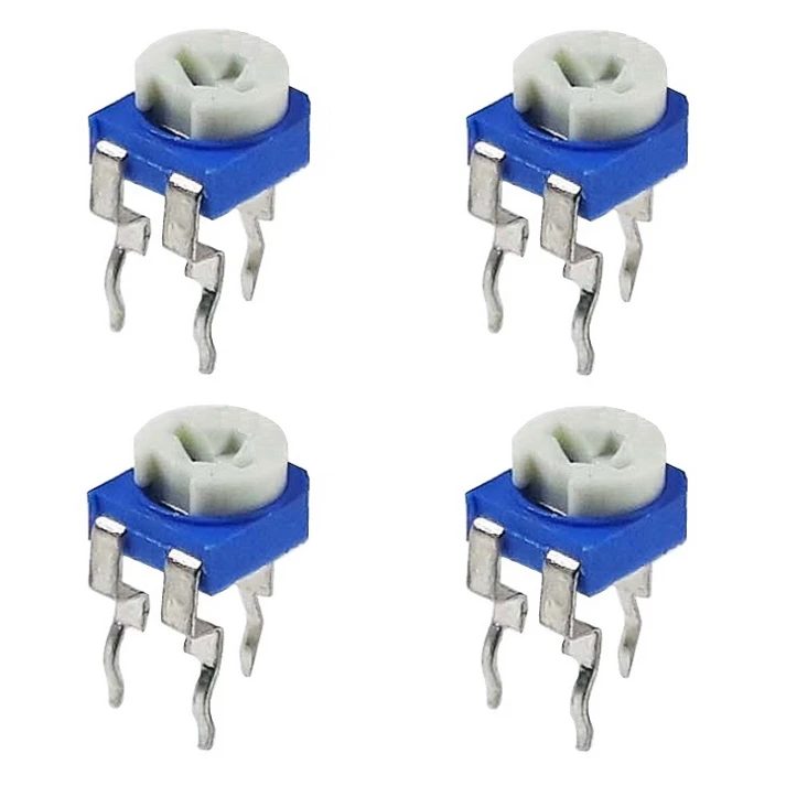  پتانسیومتر 100 کیلو اهم مدل TPB-100 بسته 4 عددی 