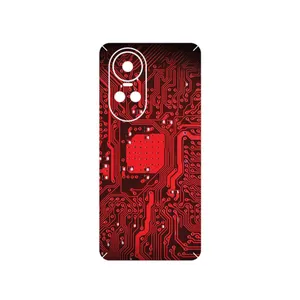 MAHOOT Red_Printed_Circuit_Board Cover Sticker for Oppo Reno 10 5G