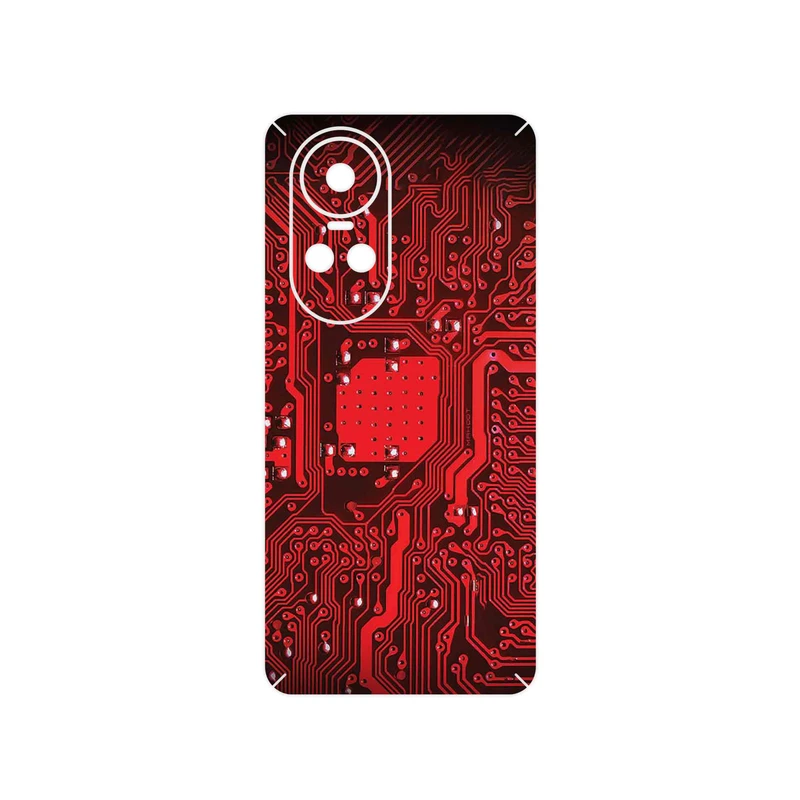 برچسب پوششی ماهوت مدل Red_Printed_Circuit_Board مناسب برای گوشی موبایل اپو Reno 10 5G