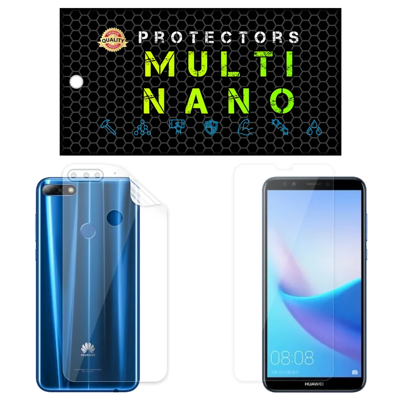 محافظ صفحه نمایش مولتی نانو مدل X-SFT مناسب برای گوشی موبایل هوآوی Enjoy 8 به همراه محافظ پشت