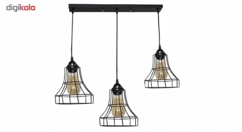 چراغ آویز 3 شعله آرتا کد 175